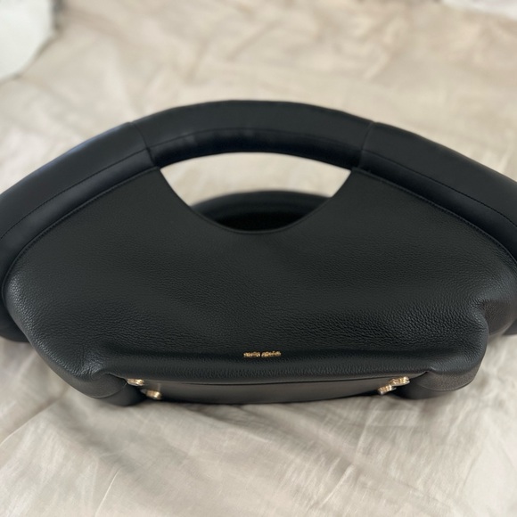 Cult Gaia Black Leather Tote - Picture 3 of 6